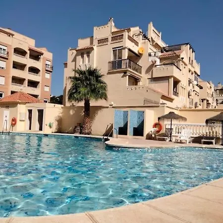 Apto Roquetas Con Terraza, A 1Min De La Playa, Garaje Y Piscina Roquetas de Mar Exterior photo